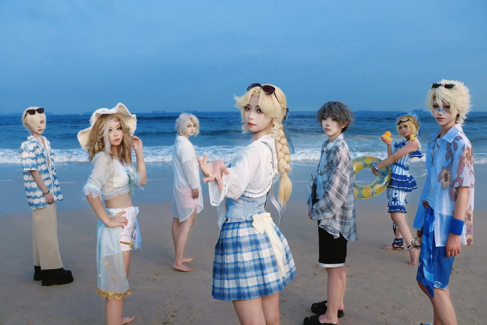 二次元, 海边cosplay, cos, 第五人格cos, 夏日团建 - 第3张
