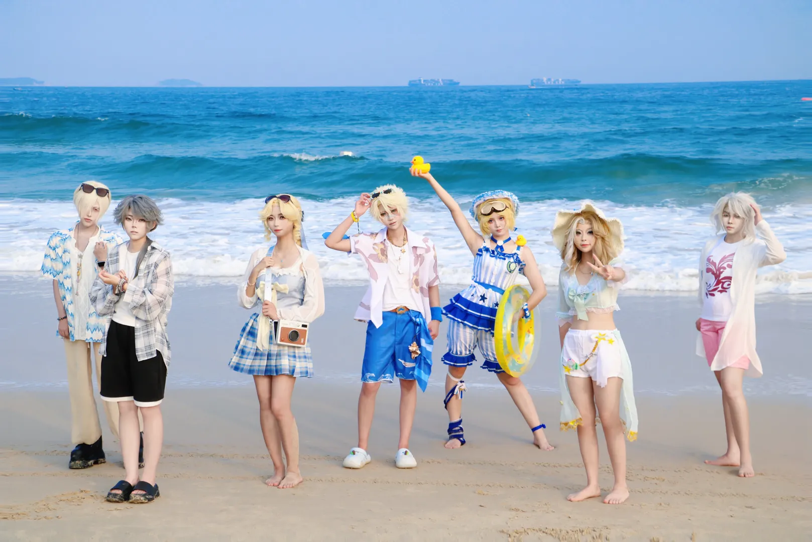 二次元, 海边cosplay, cos, 第五人格cos, 夏日团建 - 第4张