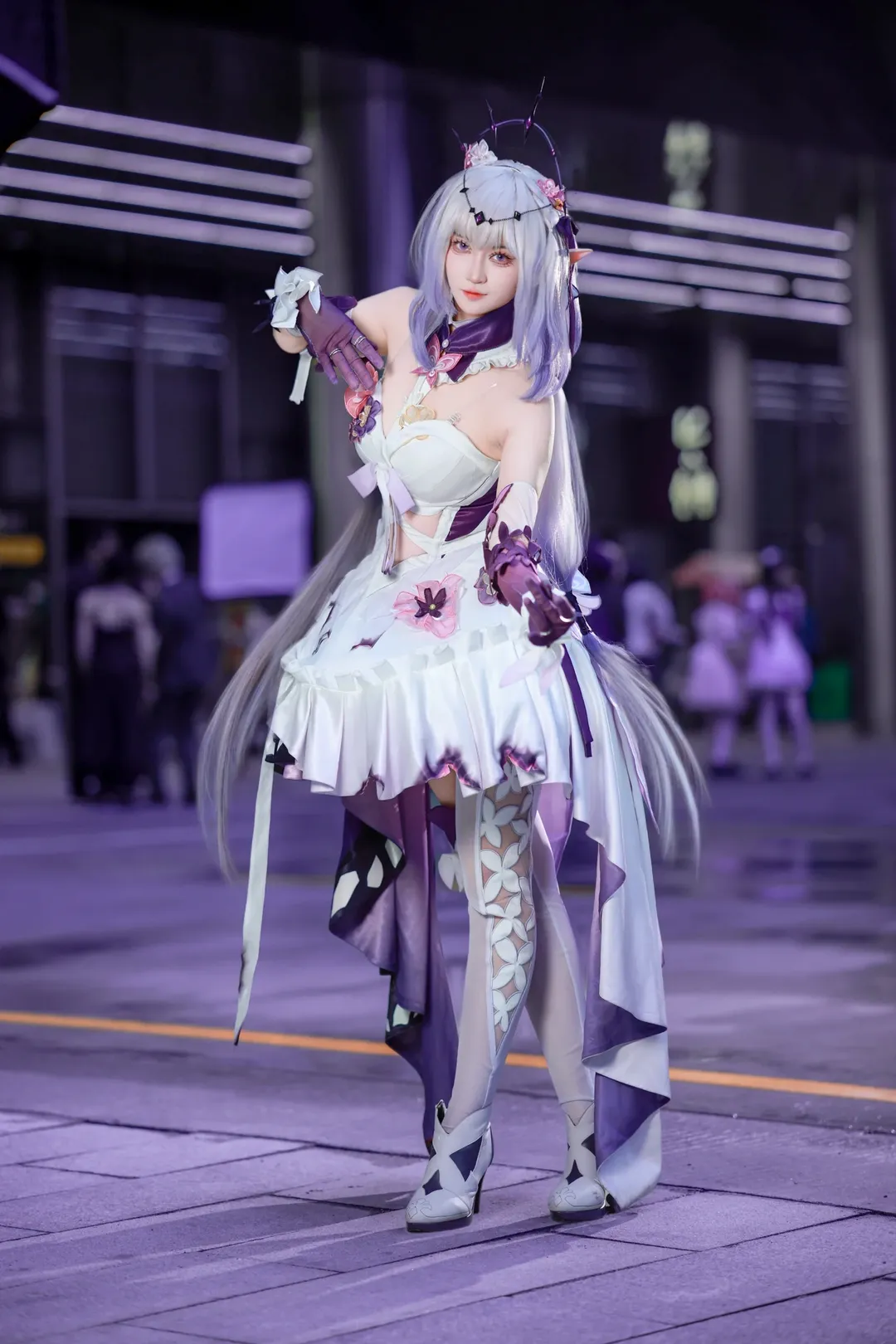 崩壊：スターレイル, イベント写真, キャストリス コスプレ, 白ニーソコーデ, 深圳環状宇宙 - 3枚目