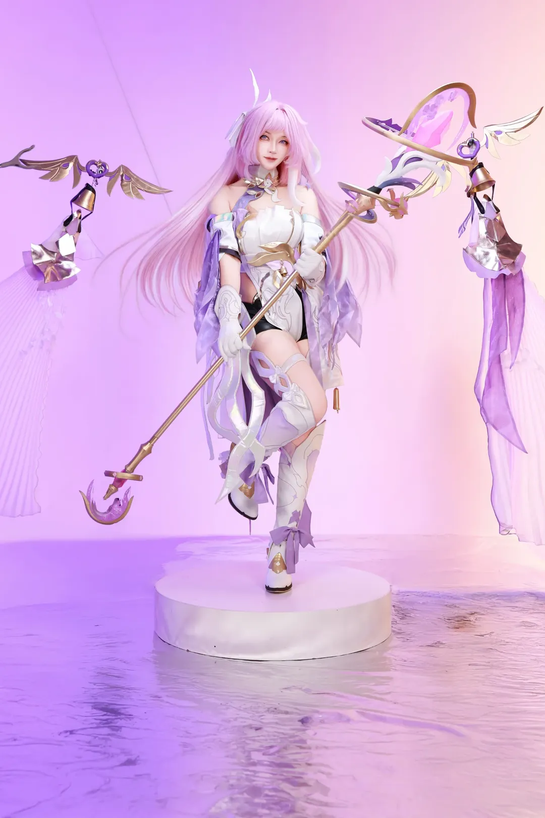 爱莉希雅cos, 摄影棚, 崩坏三, 人之律者, cosplay正片 - 第2张
