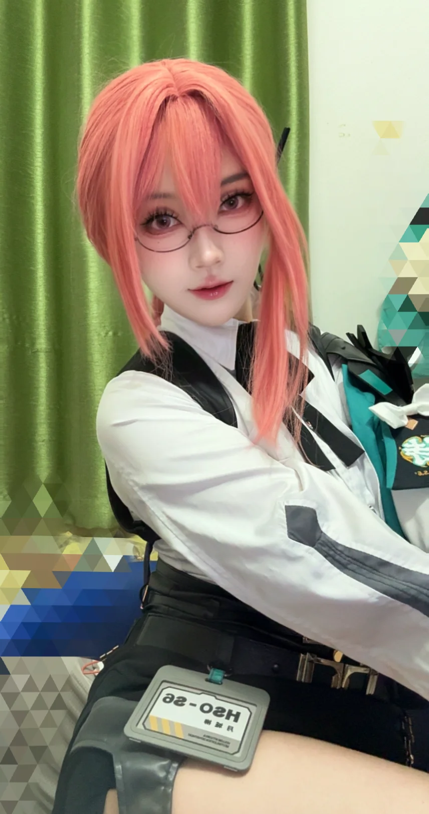 绝区零, 电锯人, 玛奇玛cos, 月城柳cos, cosplay夜景 - 第1张
