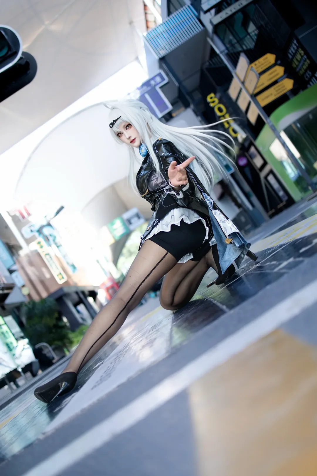绝区零, 户外cosplay, 仪玄cos, 黑丝, cosplay穿搭 - 第2张