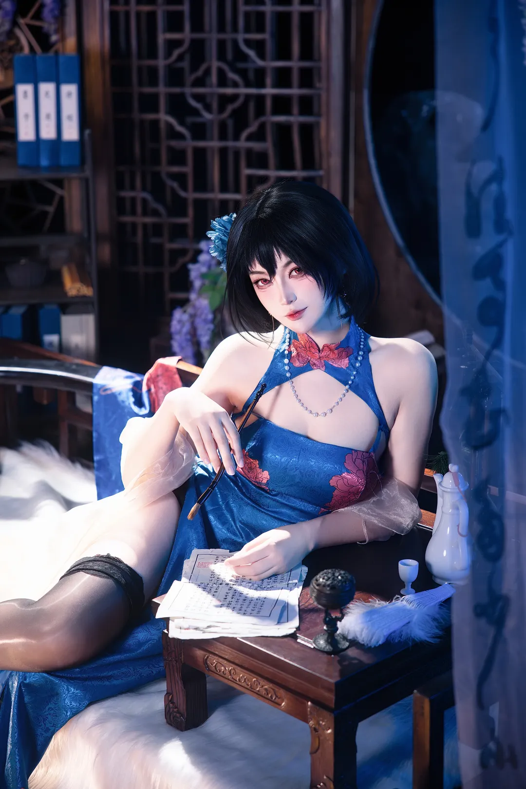 アズールレーン, コスプレ撮影, 建武コスプレ, 中国風チャイナドレスコスプレ, 悪女コスプレ - 3枚目