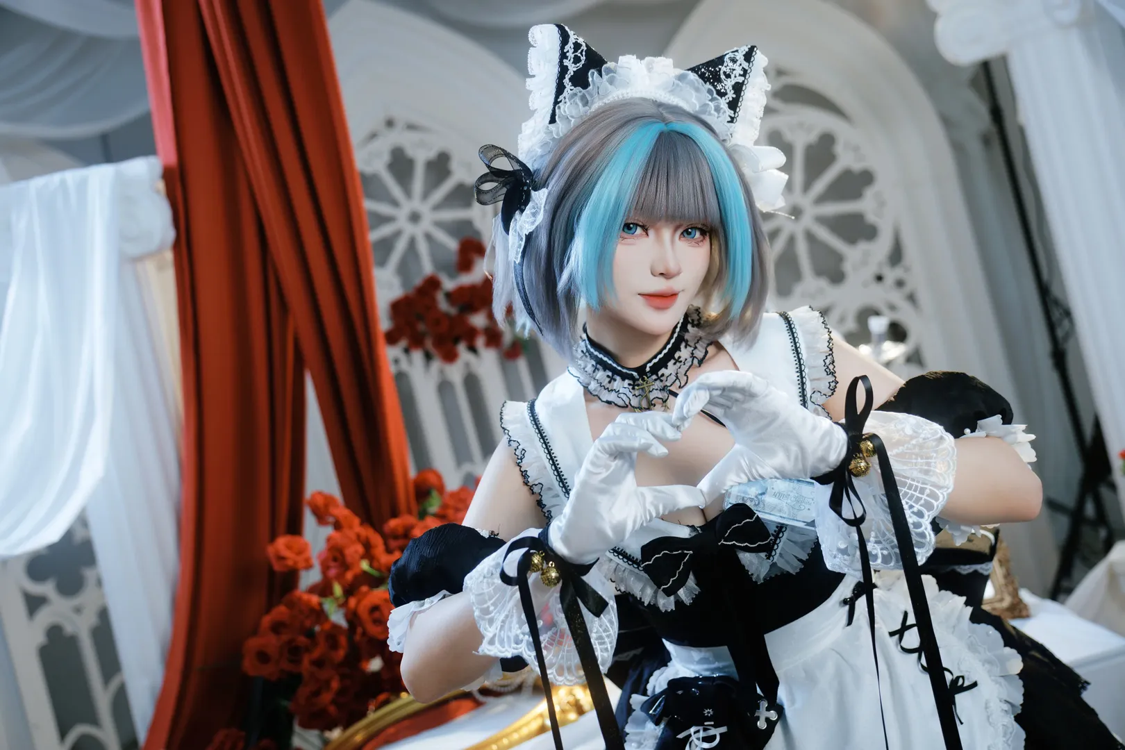 柴郡cos, 碧藍航線, 二次元cosplay, 貓娘女僕裝, Coser穿搭