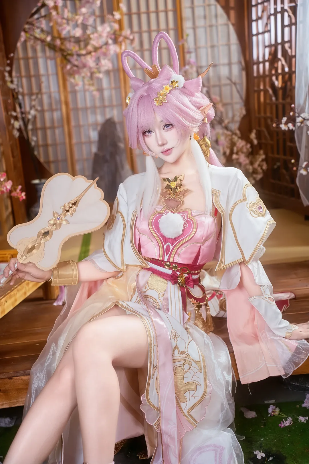 爱莉希雅cos, 崩坏3, 二次元摄影, 国风Cosplay, 霁月婵娟cos - 第1张