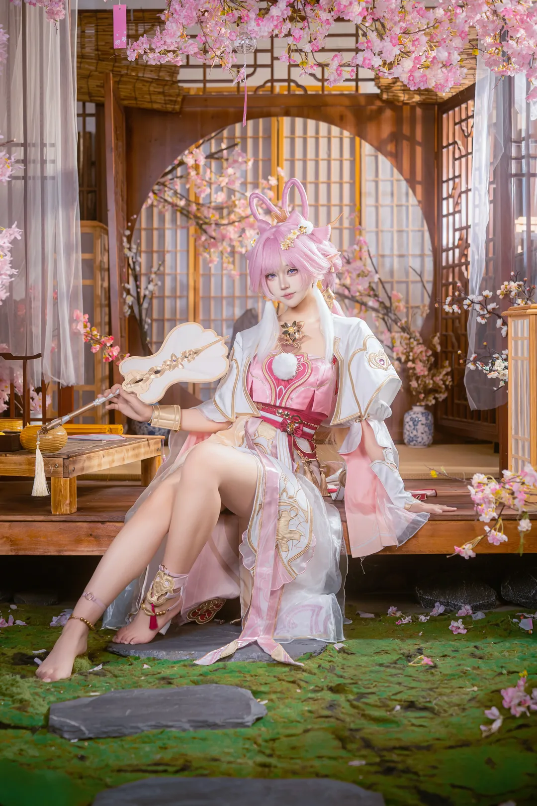 爱莉希雅cos, 崩坏3, 二次元摄影, 国风Cosplay, 霁月婵娟cos - 第2张