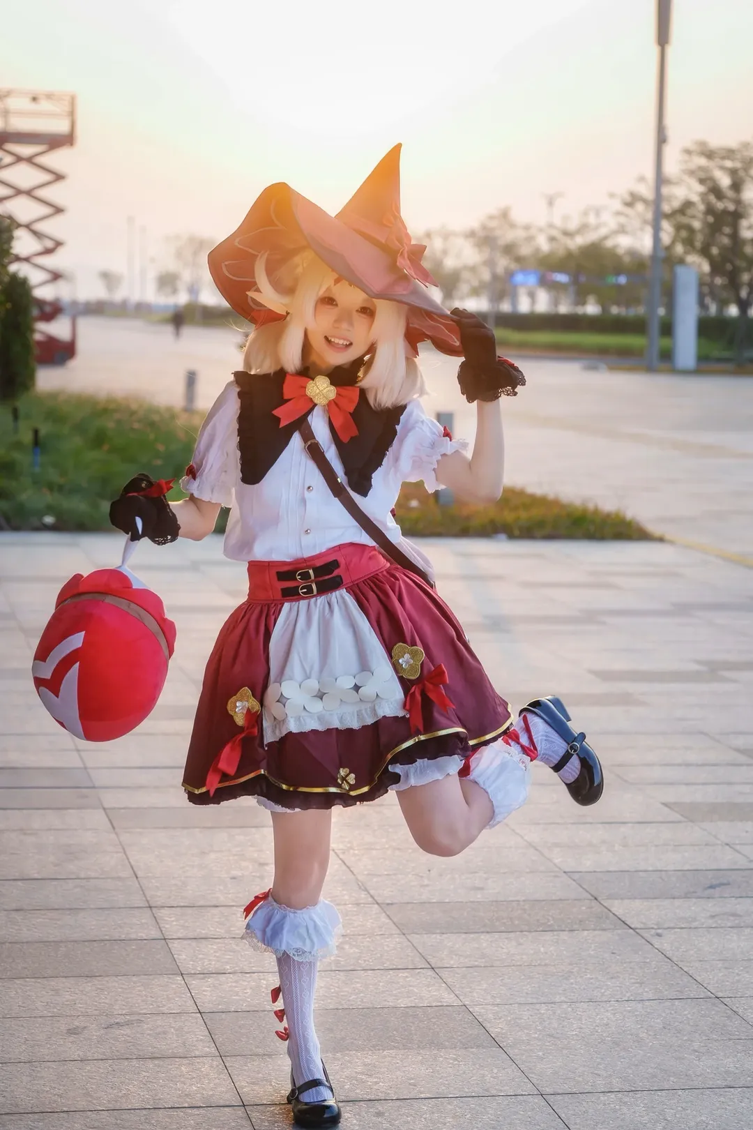 原神, 可莉cos, cosplay日常, 二次元穿搭, 丝袜穿搭