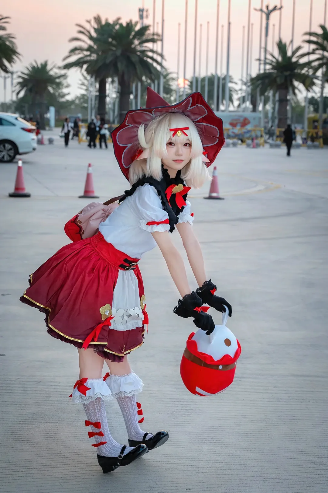 原神, 可莉cos, cosplay日常, 二次元穿搭, 丝袜穿搭 - 第7张