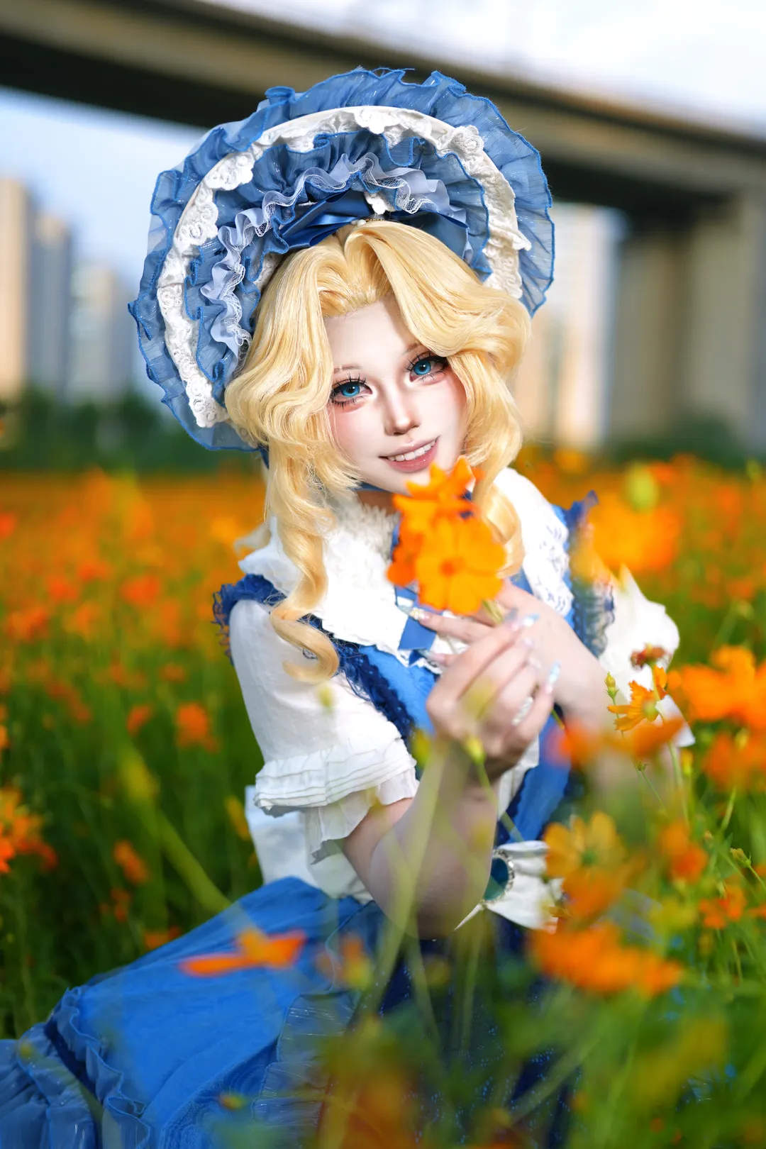 cosplay, 愛麗絲cos, 花海攝影, 第五人格, 洛麗塔洋裝