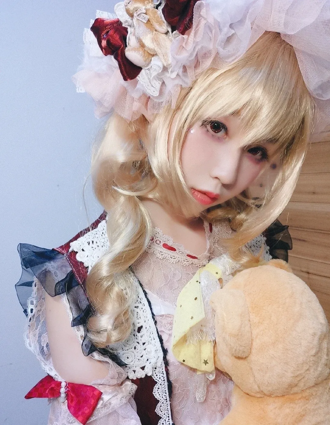 东方project, cos正片, 洋装, 芙兰朵露cos, 精灵耳
