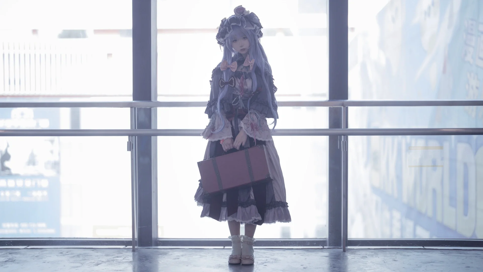 Touhou Project, Patchouli cosplay, Lolita fashion, Anime convention cosplay, Purple style outfit - Image 2