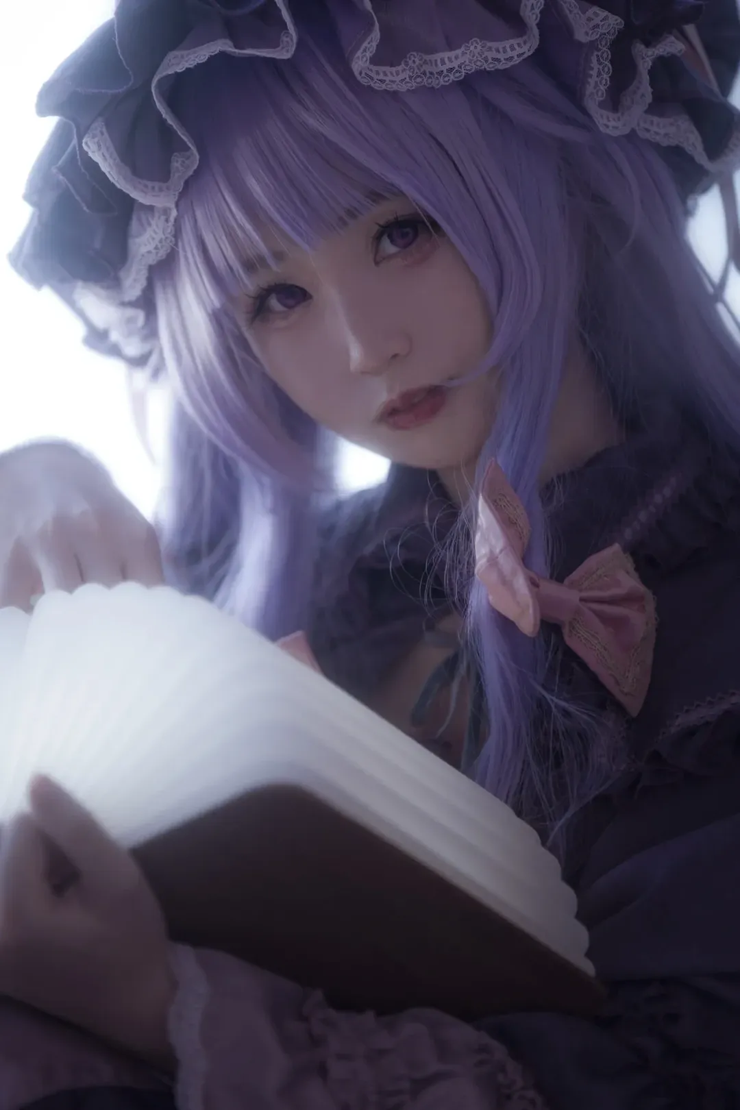 Touhou Project, Patchouli cosplay, Lolita fashion, Anime convention cosplay, Purple style outfit - Image 5