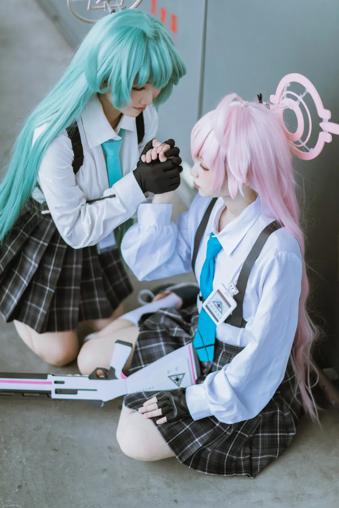 蔚蓝档案, 双人cos, 萤火虫漫展, cosplay摄影, 星野cos - 第1张