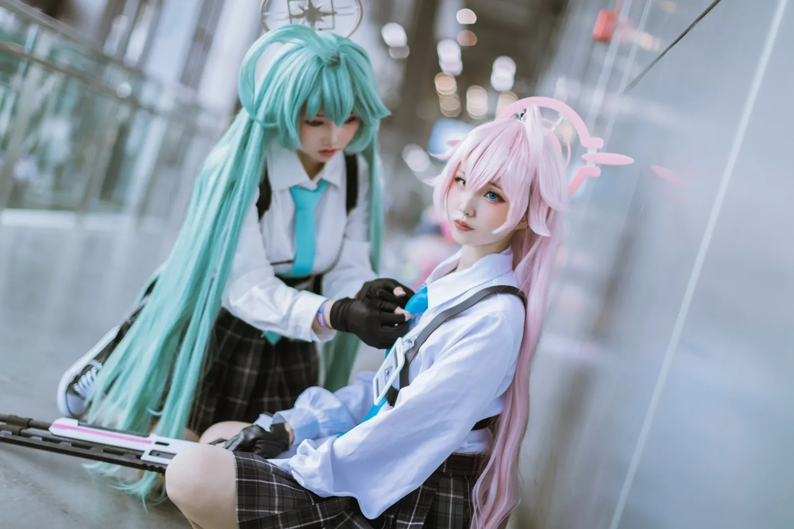 蔚蓝档案, 双人cos, 萤火虫漫展, cosplay摄影, 星野cos