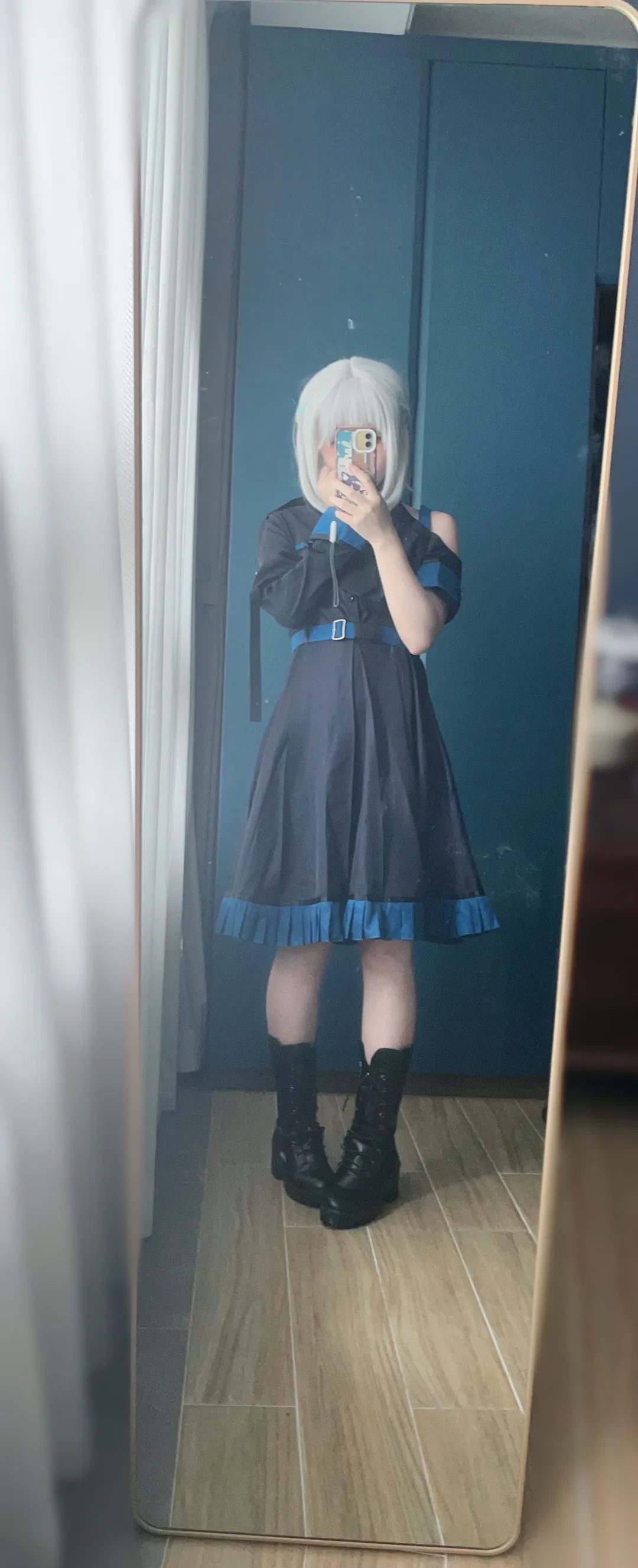 二次元コスプレ, 学園アイドルマスター, 葛城リーリヤ コスプレ, 銀髪青眼, 学マス コスプレ - 4枚目