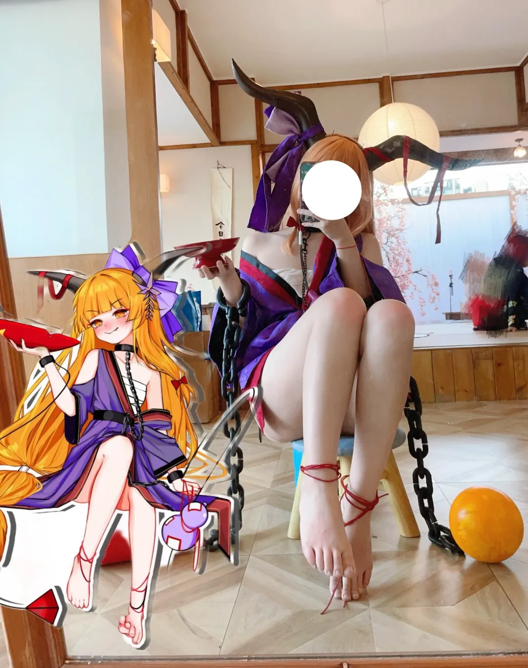 东方Project, 和风cos, 伊吹萃香cos, 东方冰之勇者记, 鬼族少女
