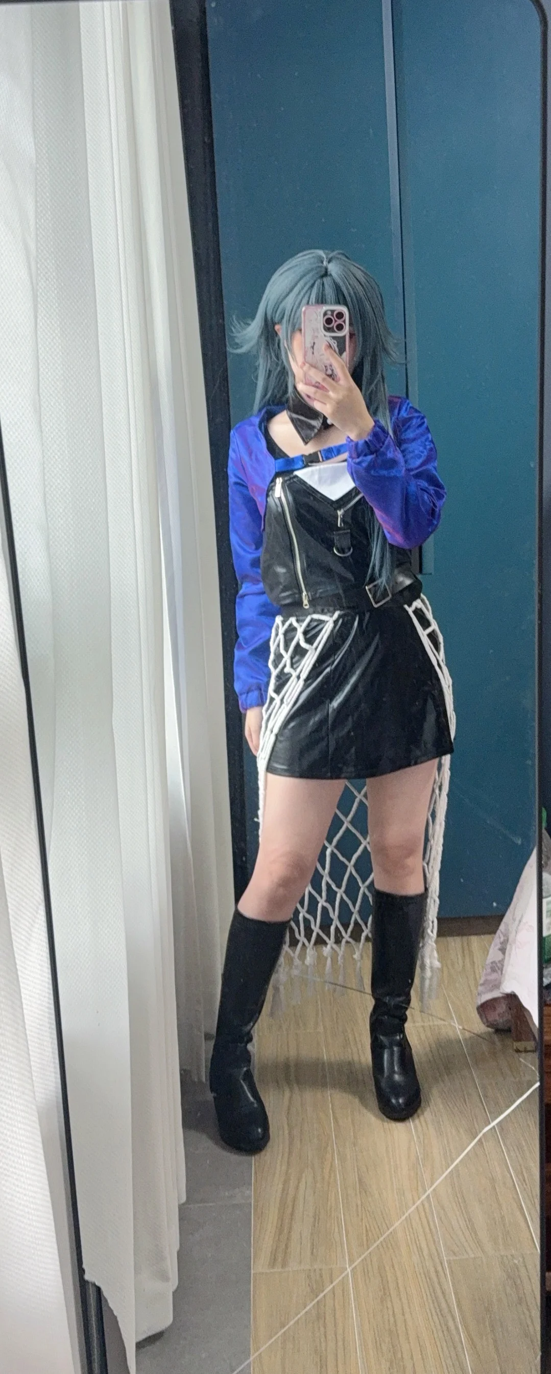 月村手毬cos, 学园偶像大师, 对镜自拍, cosplay日常, 服装穿搭