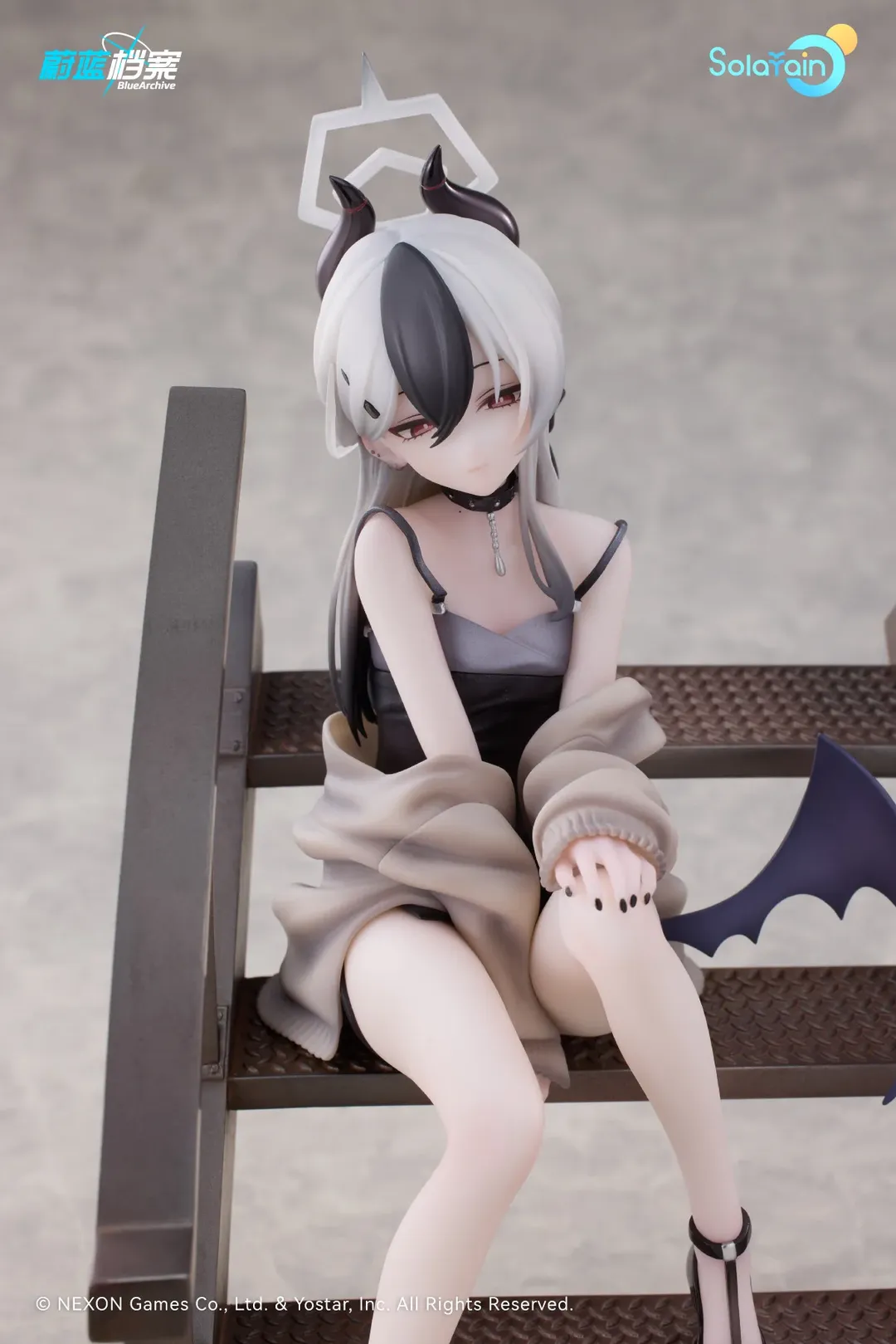蔚蓝档案, 手办还原, 鬼方佳代子cos, 礼服cosplay, 工业风拍摄 - 第3张