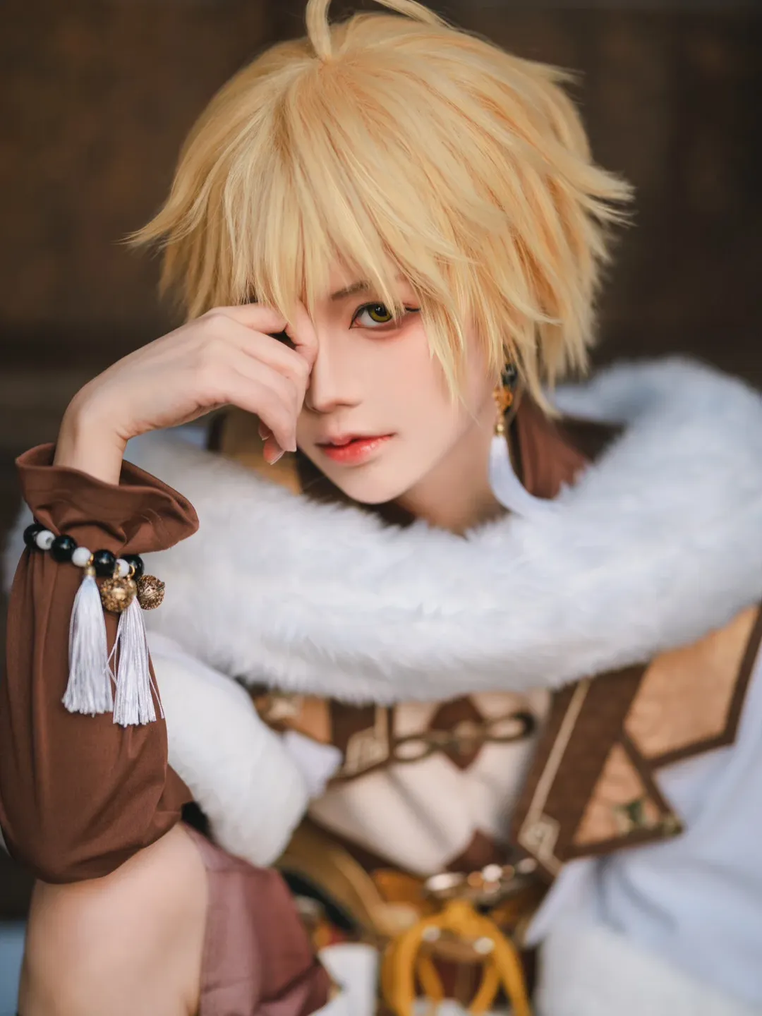 原神, cosplay摄影, 二次元装扮, 空cos, 新年氛围 - 第1张