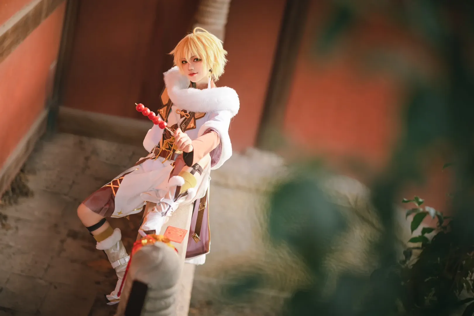 原神, cosplay摄影, 二次元装扮, 空cos, 新年氛围 - 第2张