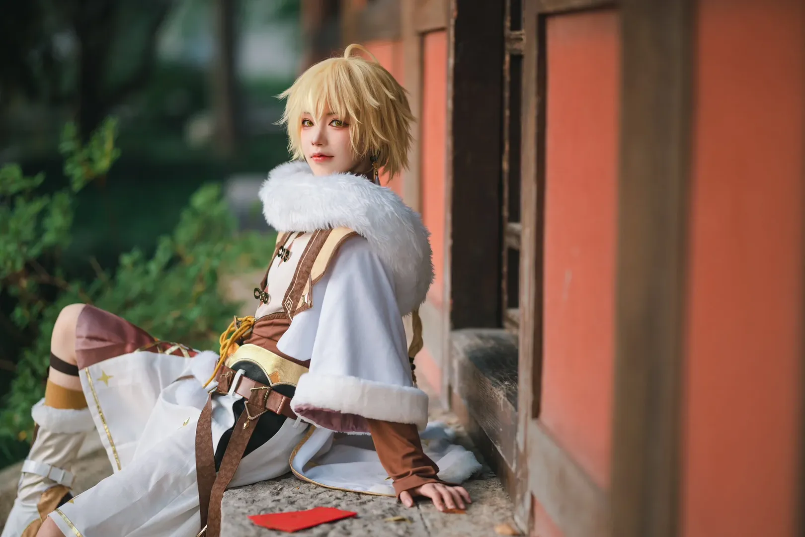 原神, cosplay摄影, 二次元装扮, 空cos, 新年氛围