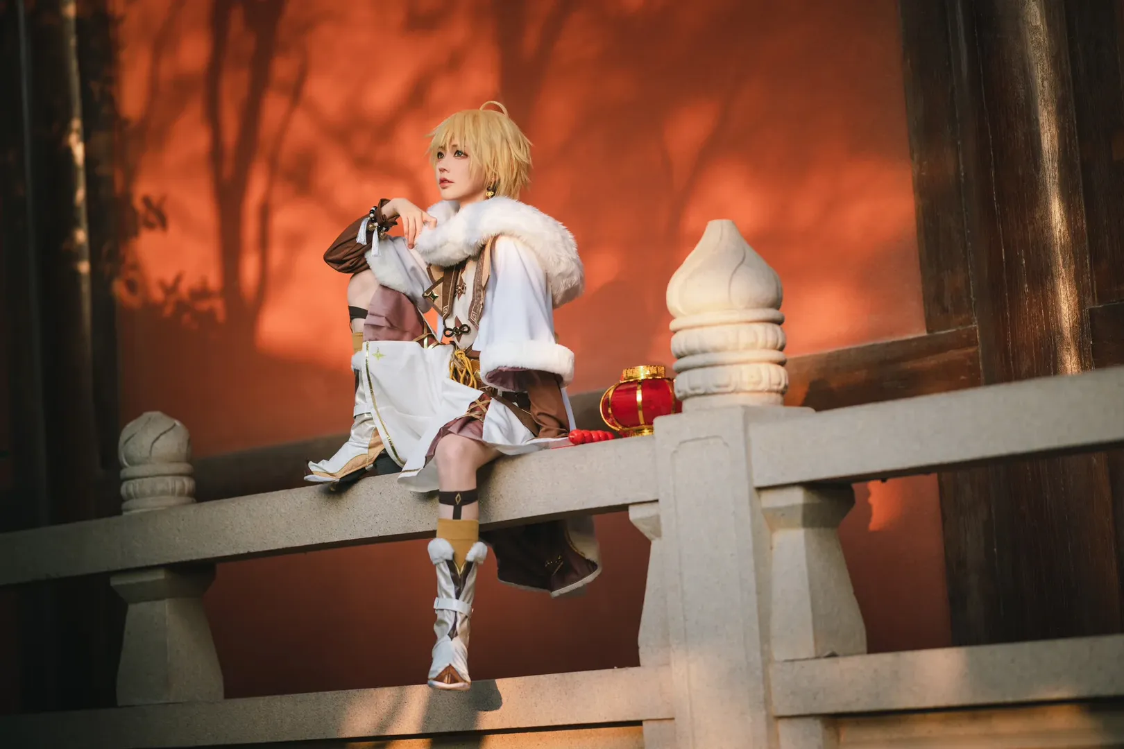 原神, cosplay摄影, 二次元装扮, 空cos, 新年氛围 - 第4张
