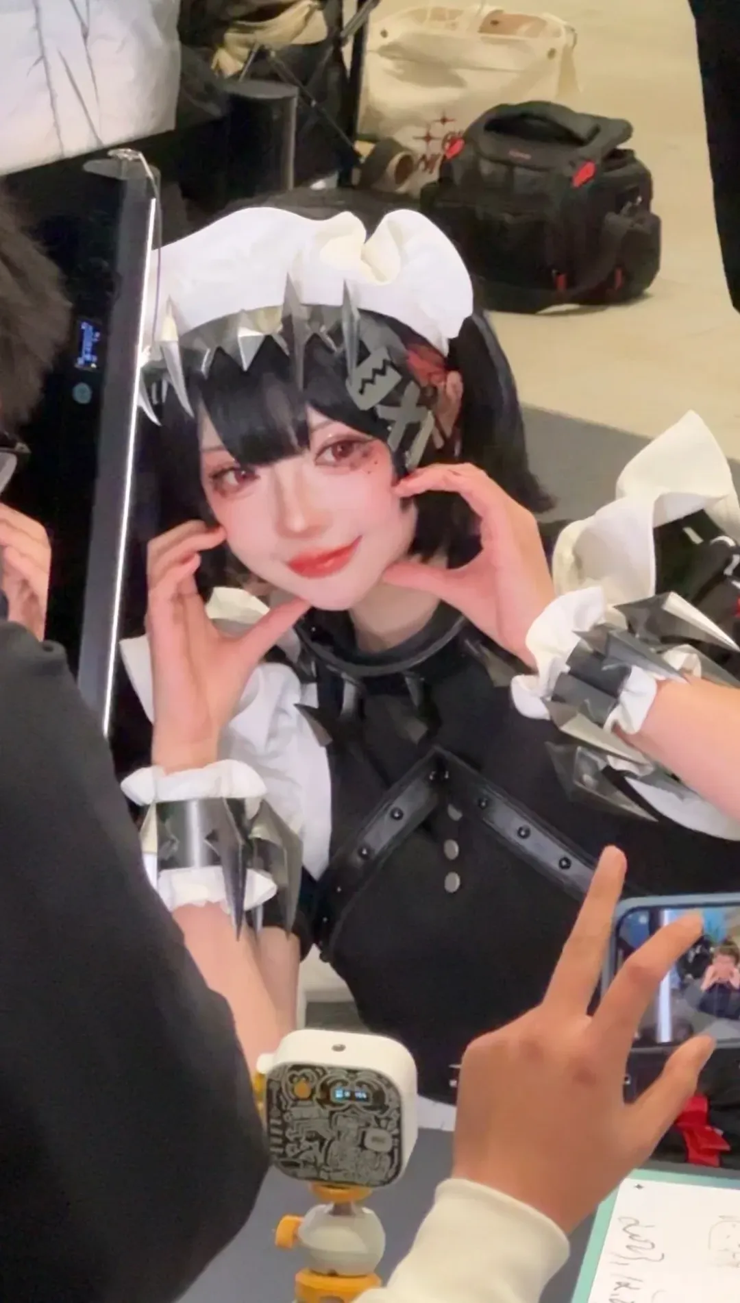ゼンレスゾーンゼロ, エレン・ジョー コスプレ, イベント撮影, 黒タイツ コーデ, エレン・ジョー メイド服 - 1枚目