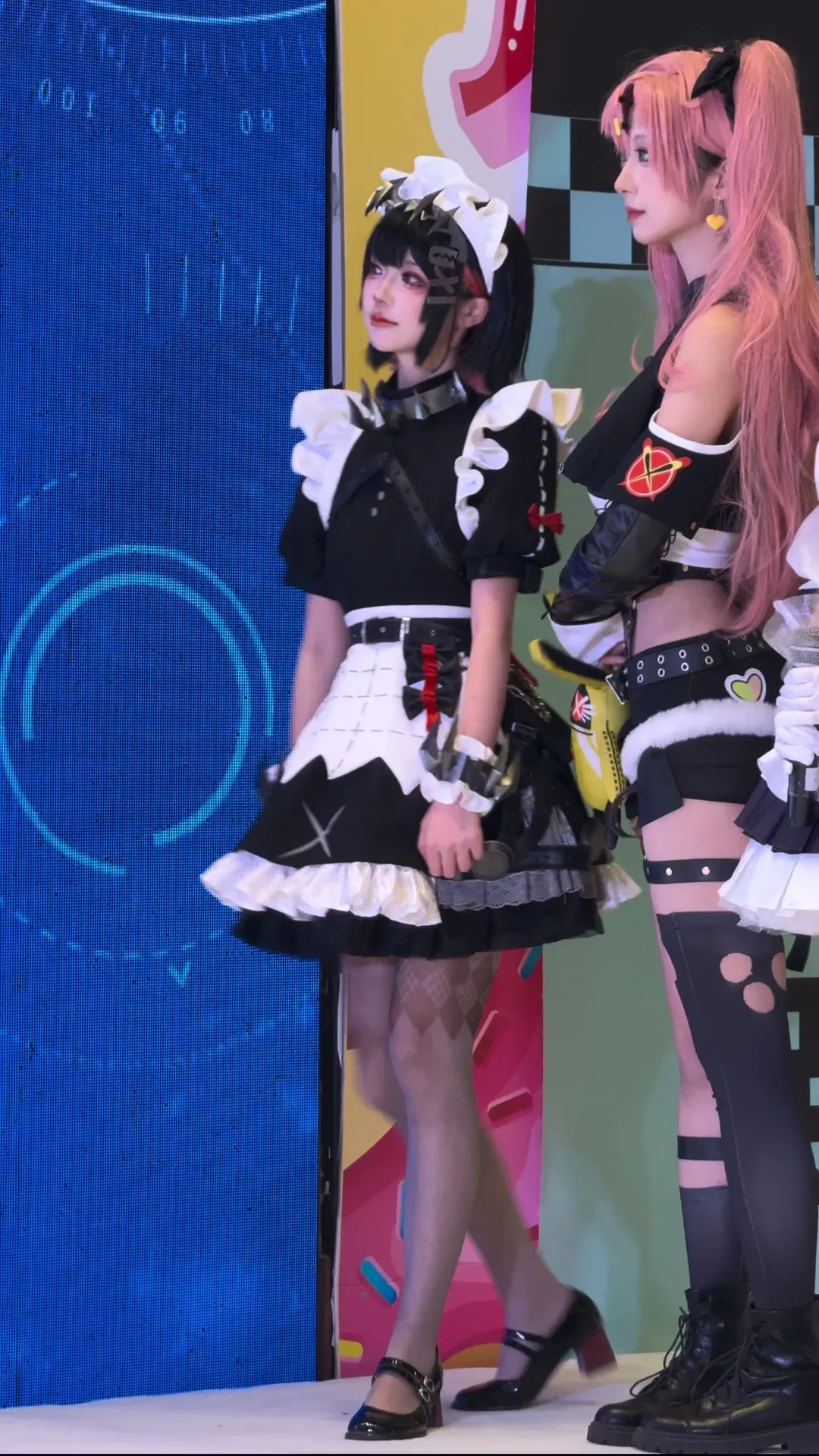 ゼンレスゾーンゼロ, エレン・ジョー コスプレ, イベント撮影, 黒タイツ コーデ, エレン・ジョー メイド服 - 3枚目