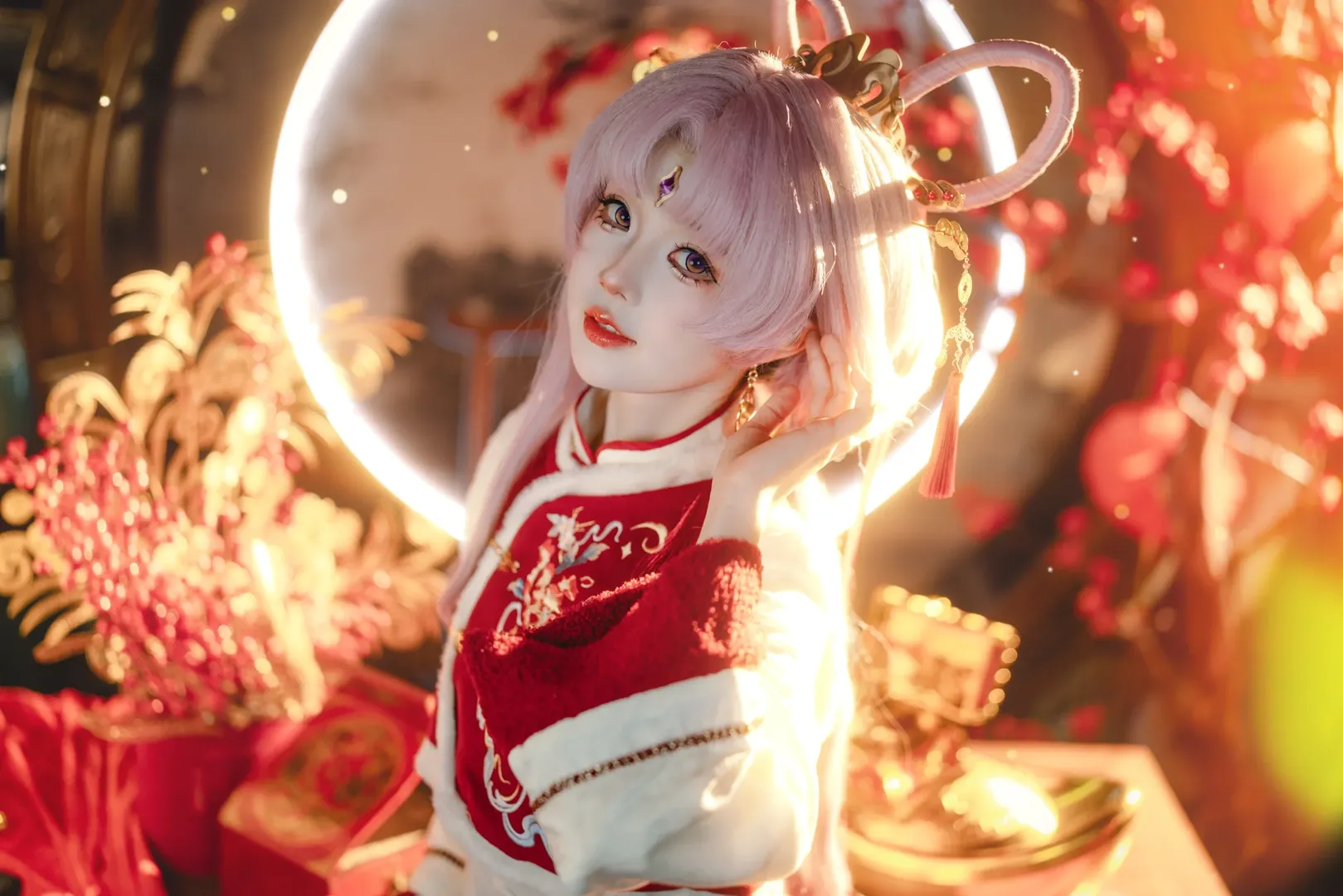 崩坏星穹铁道, 符玄cos, cosplay摄影, 新春国风, 私设造型 - 第1张