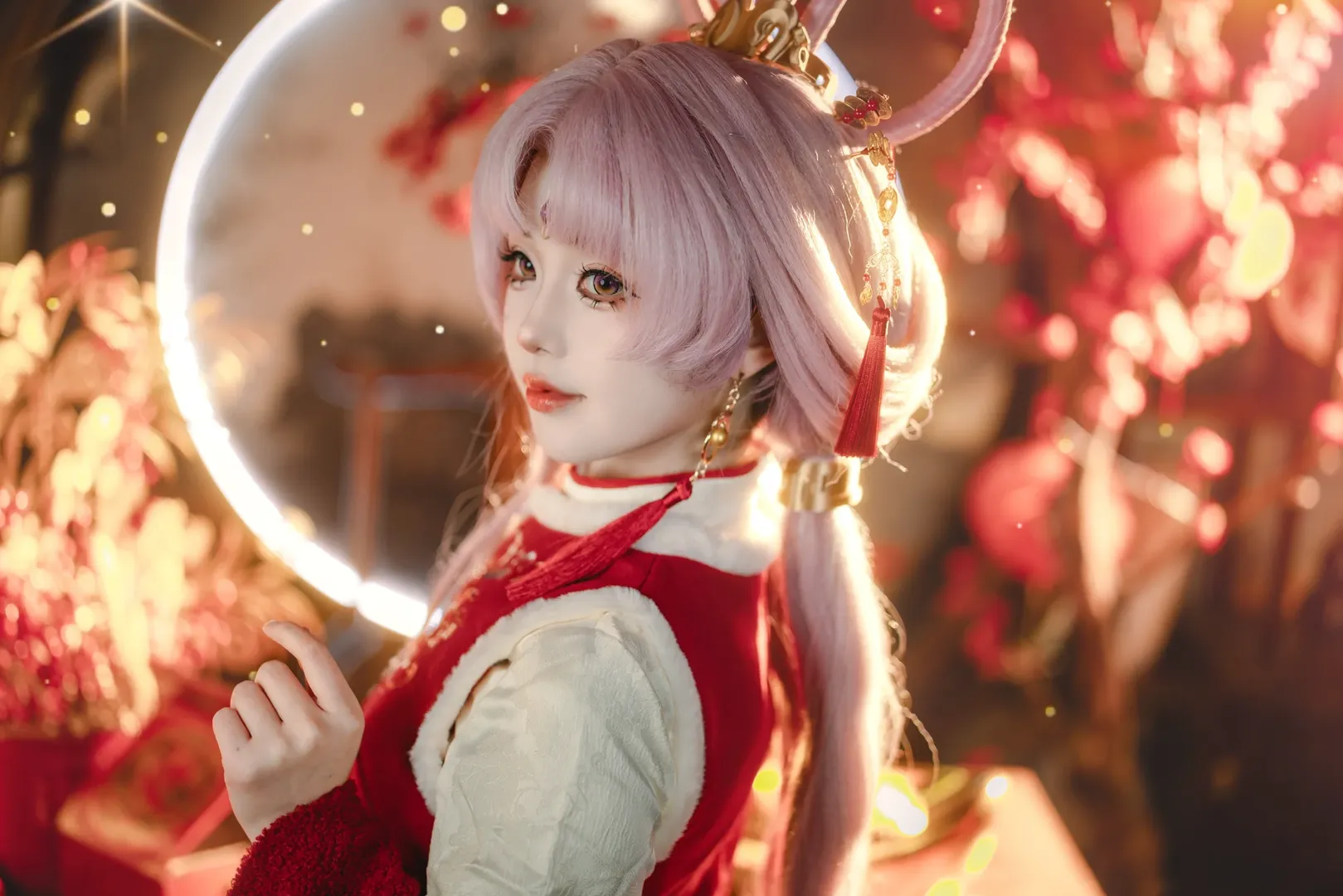 崩坏星穹铁道, 符玄cos, cosplay摄影, 新春国风, 私设造型 - 第3张