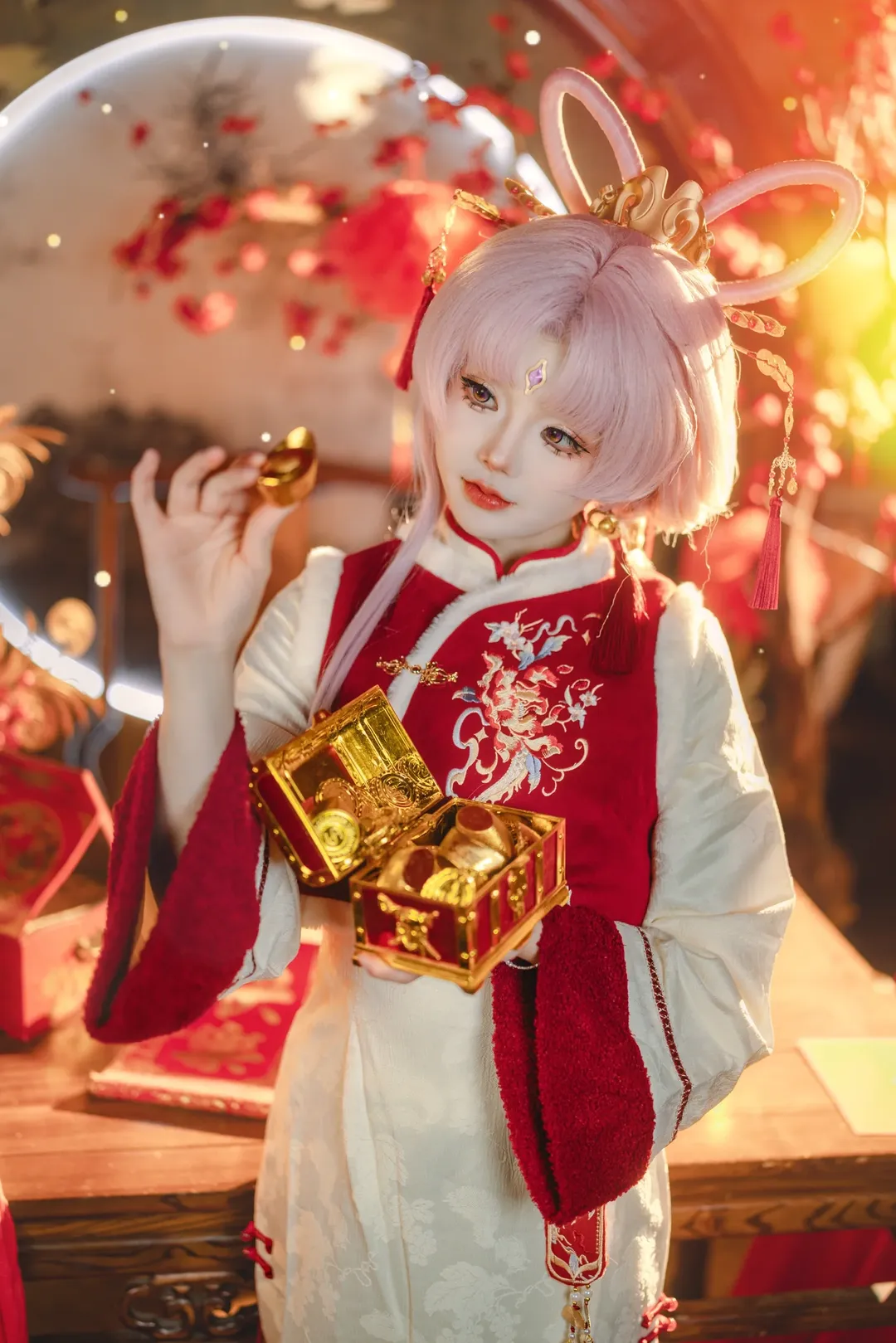 崩坏星穹铁道, 符玄cos, cosplay摄影, 新春国风, 私设造型 - 第6张