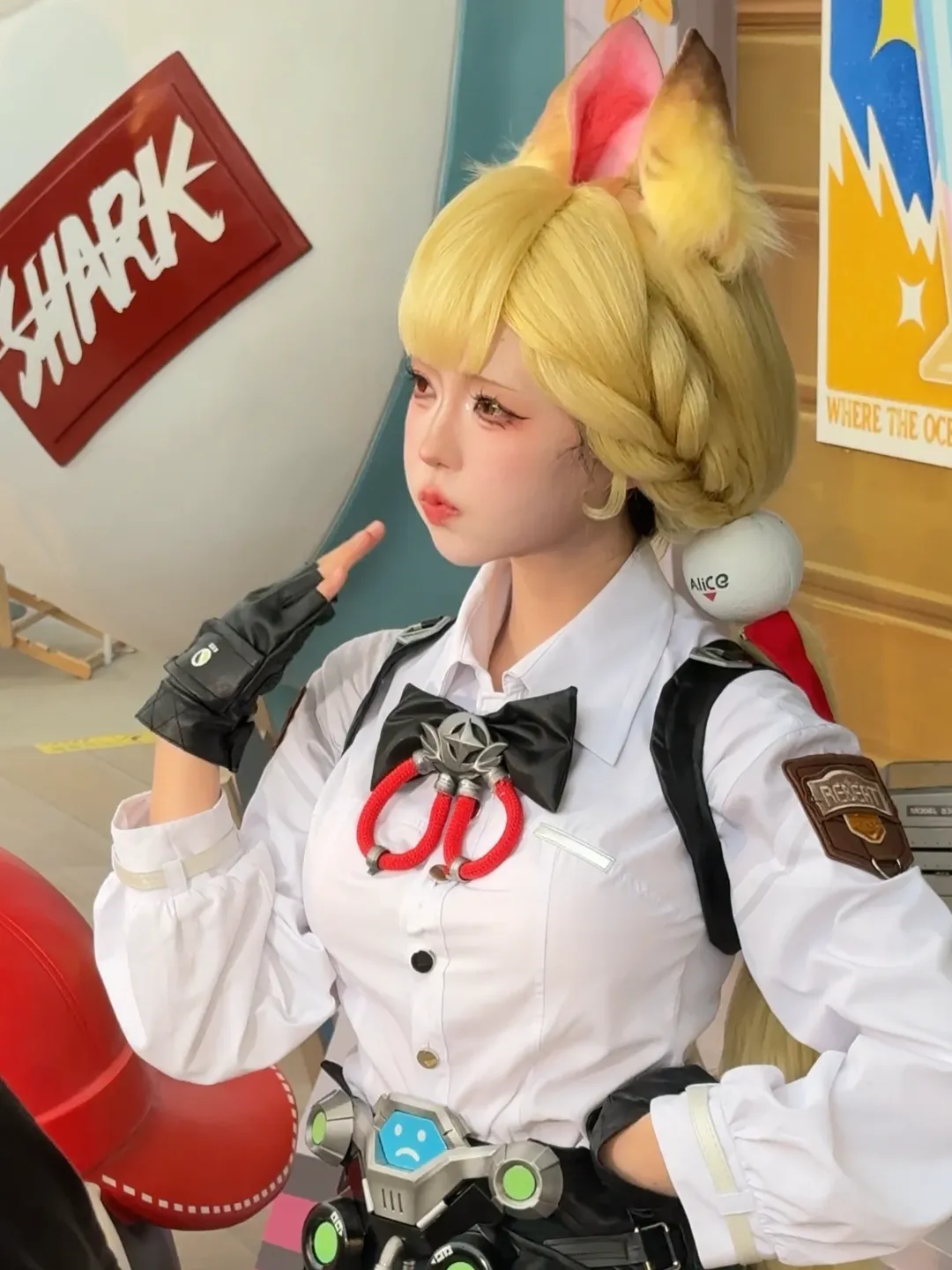 绝区零, 爱丽丝cos, 二次元cos, cosplay日常, 黑丝穿搭 - 第1张