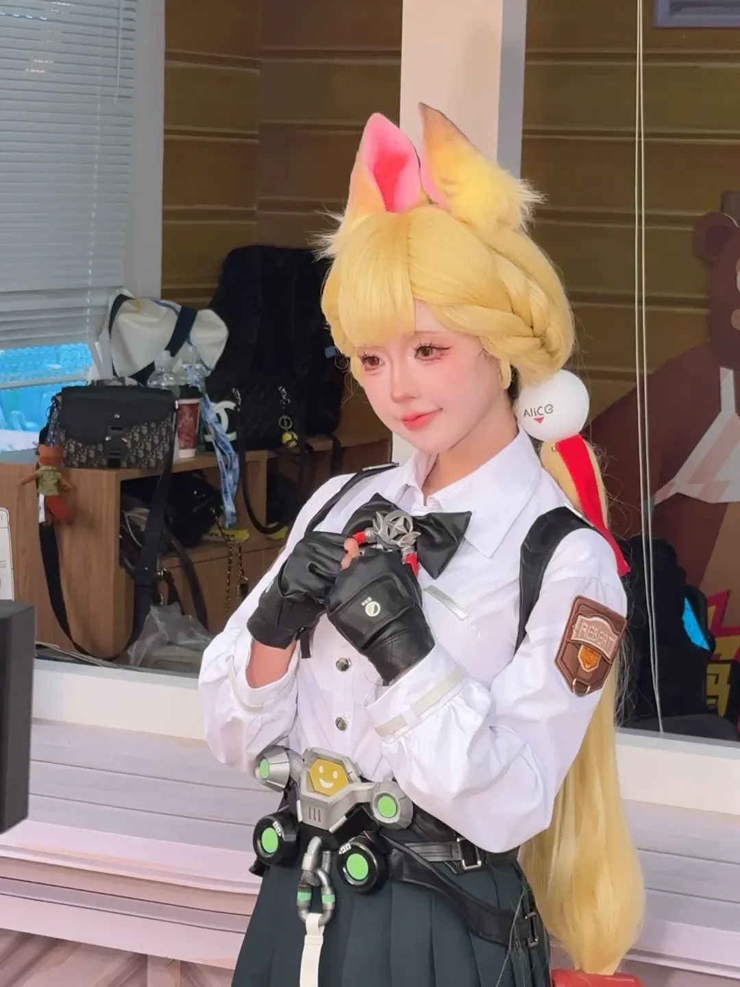 绝区零, 爱丽丝cos, 二次元cos, cosplay日常, 黑丝穿搭 - 第3张