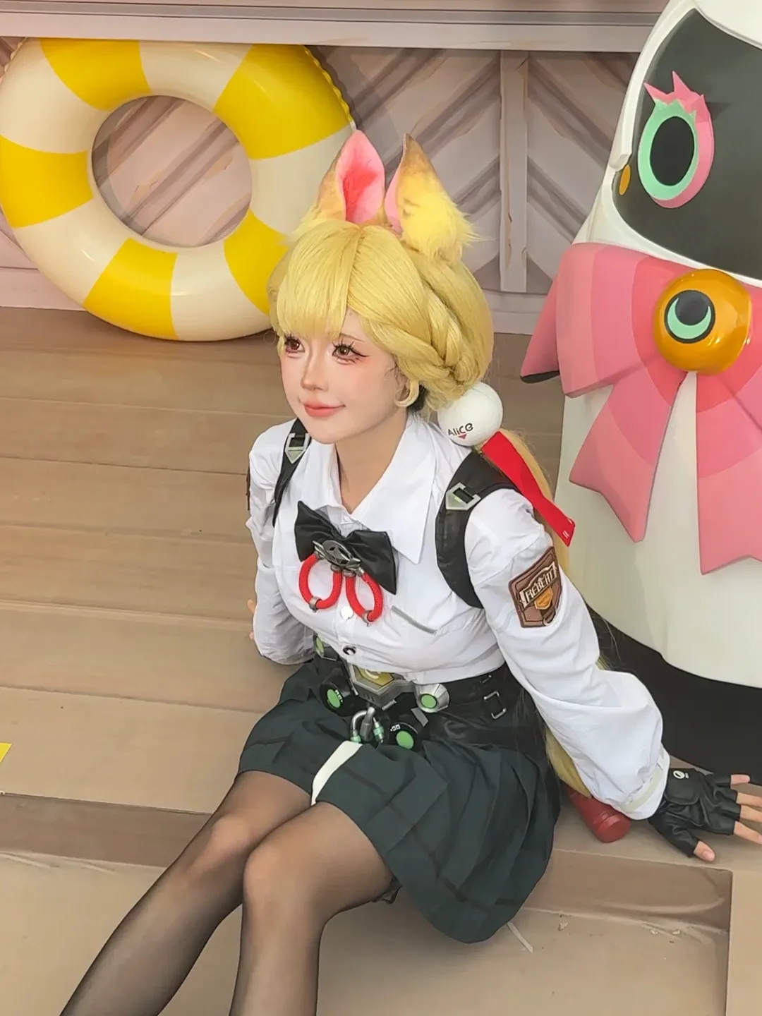 絕區零, 愛麗絲cos, 二次元cos, cosplay日常, 黑絲穿搭