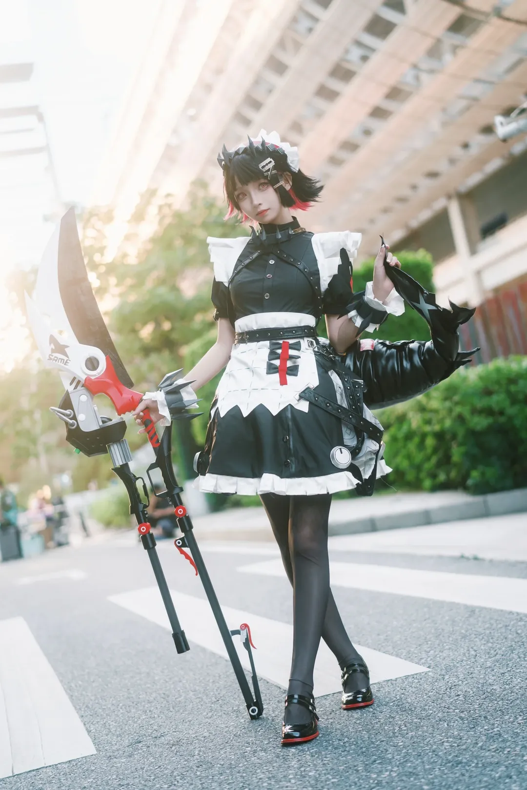 ゼンレスゾーンゼロ, コスプレ, イベント写真, サメちゃんコスプレ, ストッキング コスプレ - 1枚目