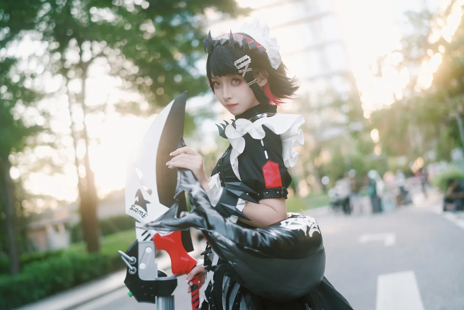 ゼンレスゾーンゼロ, コスプレ, イベント写真, サメちゃんコスプレ, ストッキング コスプレ - 3枚目