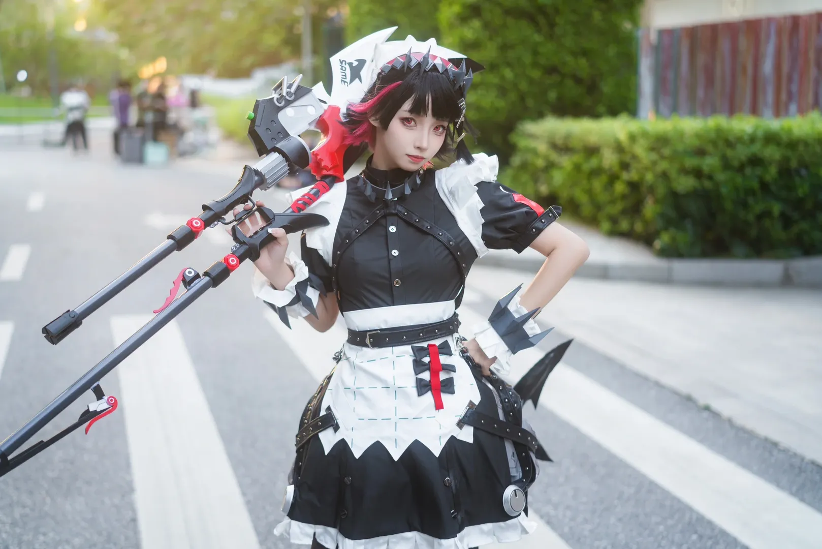 ゼンレスゾーンゼロ, コスプレ, イベント写真, サメちゃんコスプレ, ストッキング コスプレ - 6枚目