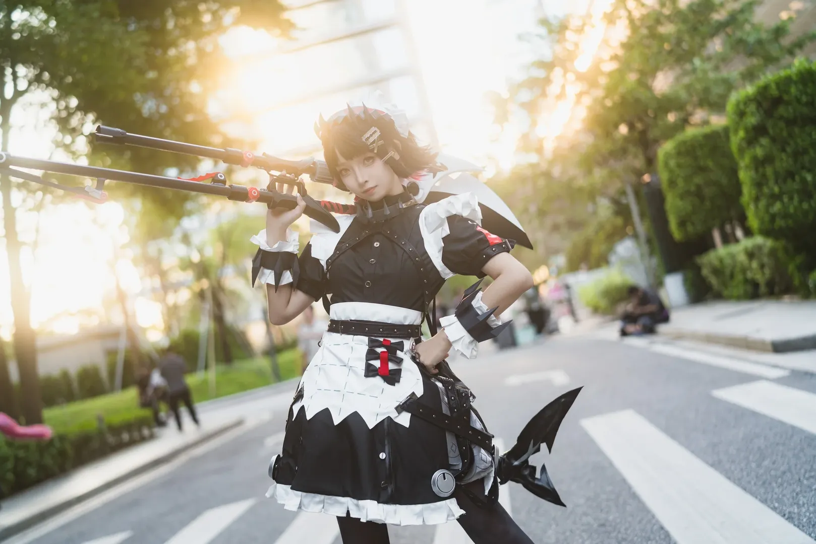 ゼンレスゾーンゼロ, コスプレ, イベント写真, サメちゃんコスプレ, ストッキング コスプレ - 7枚目
