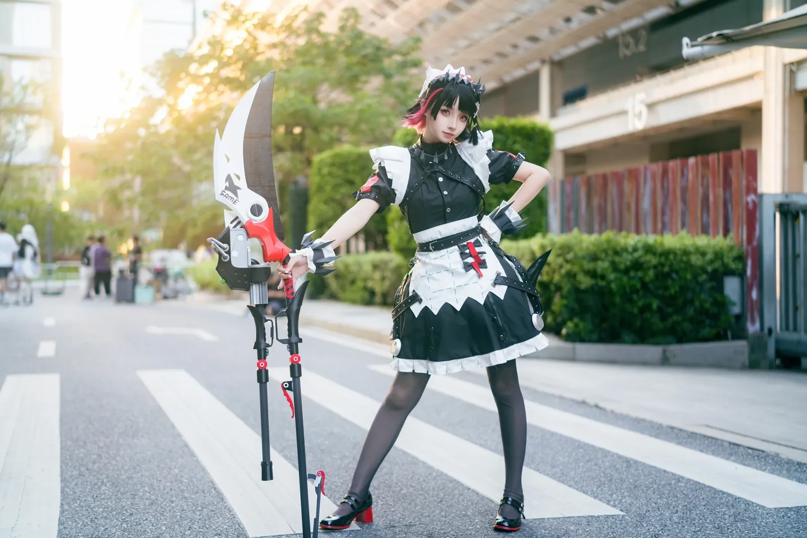 ゼンレスゾーンゼロ, コスプレ, イベント写真, サメちゃんコスプレ, ストッキング コスプレ - 8枚目