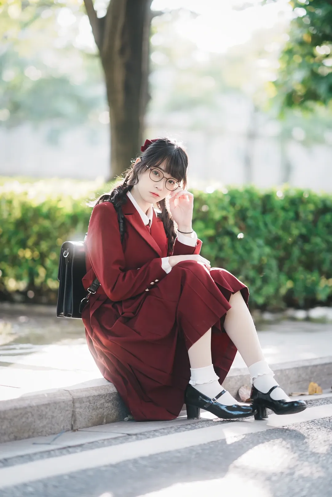 漫展返图, 日系穿搭, jk制服, 白丝穿搭, 初物语漫展 - 第6张