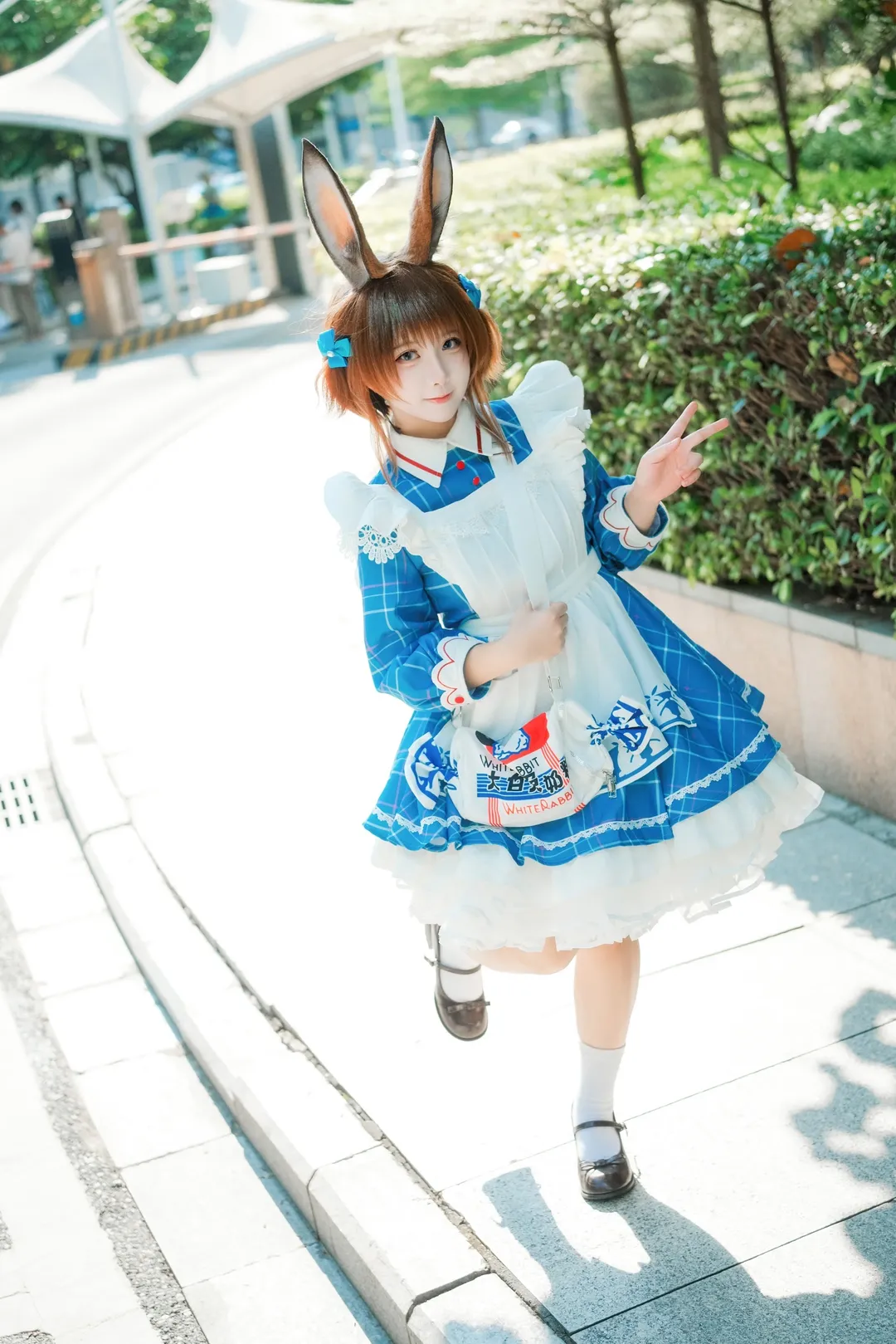 cosplay, 明日方舟, 阿米娅cos, CICF漫展, 大白兔奶糖联动