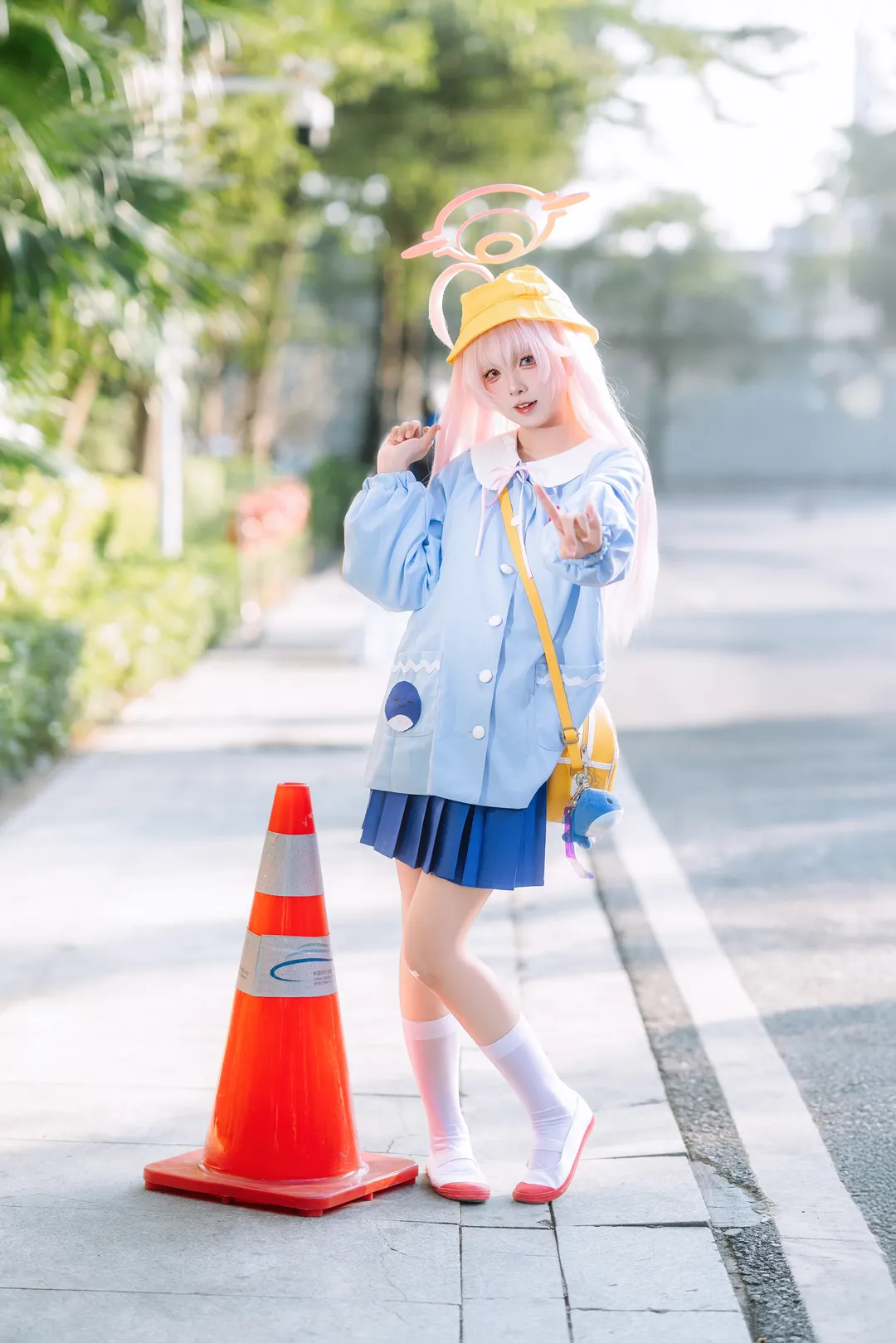 Blue Archive, Firefly ACG Expo, Takanashi Hoshino cosplay, Kindergarten style, Outdoor cosplay