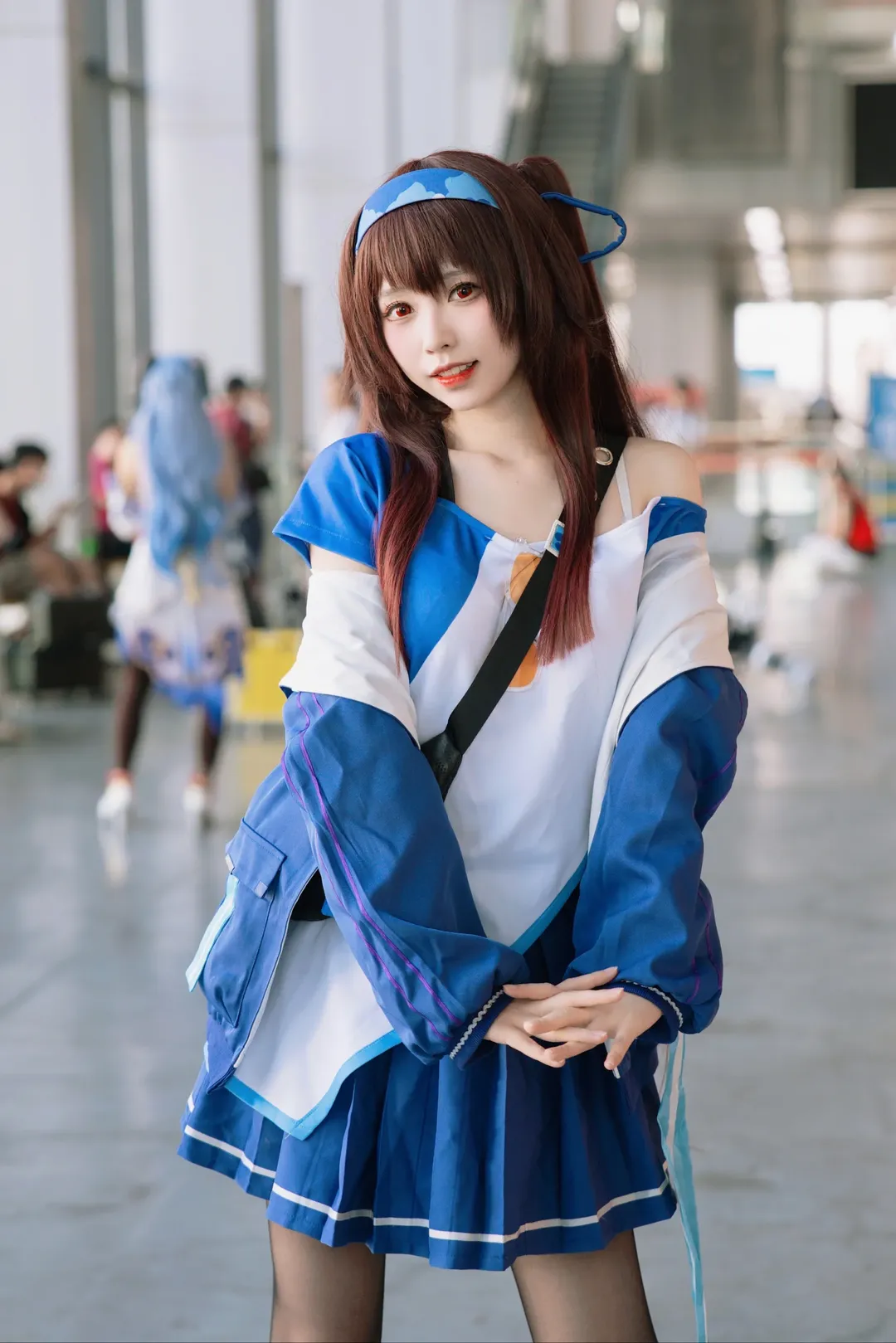 原神, イベント写真, ホタルACGエキスポ, 胡桃コスプレ, 黒タイツ コーデ - 2枚目