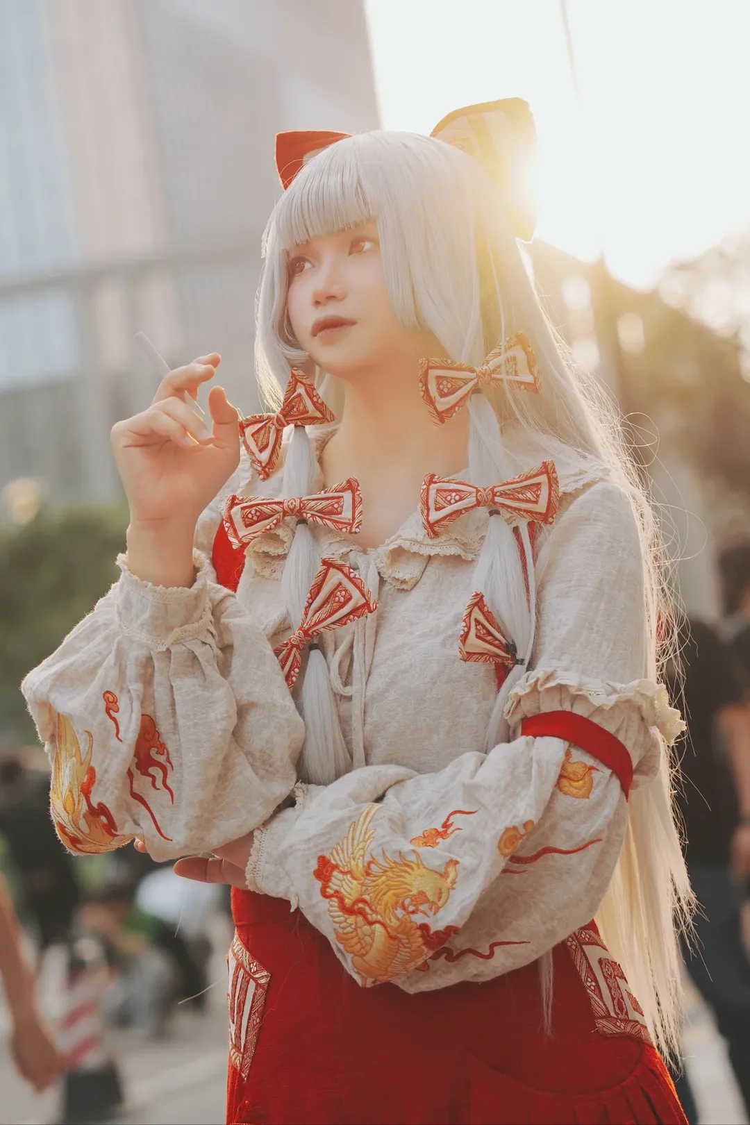 东方project, 漫展返图, cosplay分享, 藤原妹红cos, CICF漫展 - 第1张