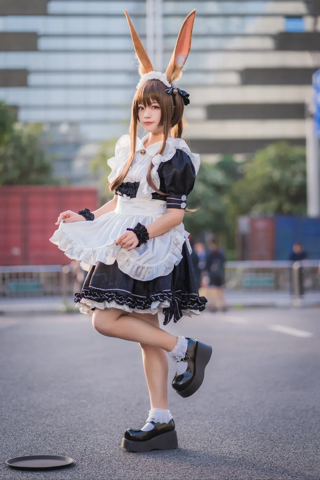 二次元, コスプレ, アークナイツ, ポートレート, ストッキング