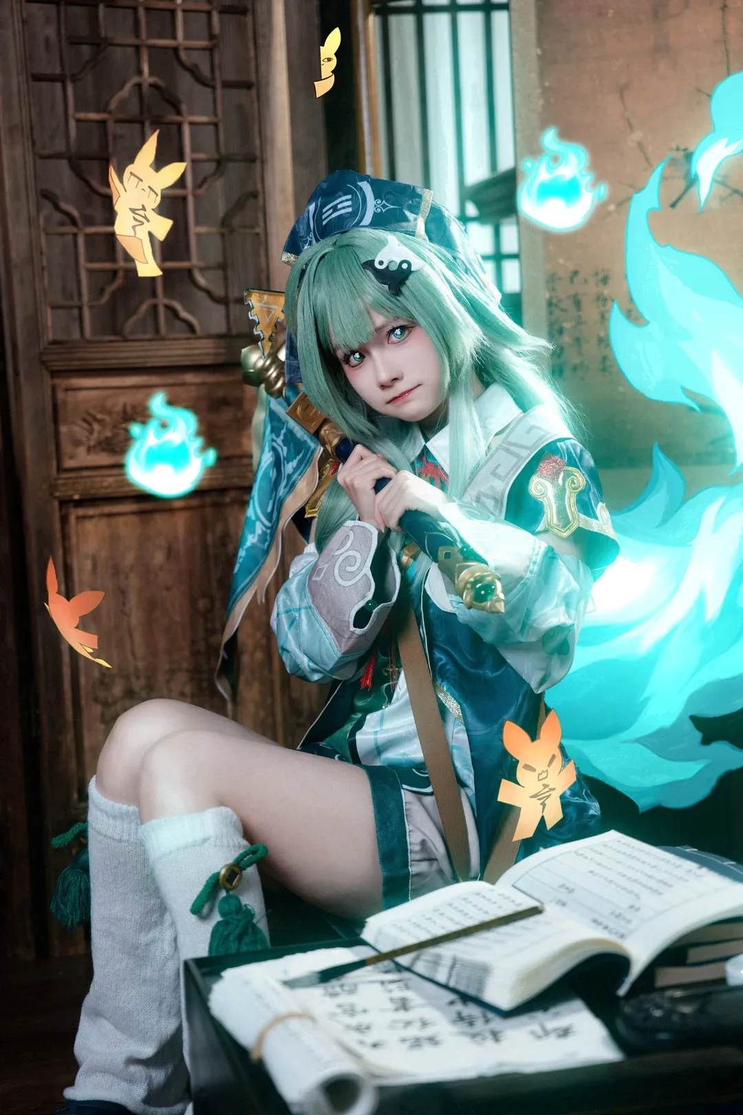 崩壊：スターレイル, ポートレート, 白タイツコスプレ, フォフォ コスプレ, 妖怪退治と悪霊退散