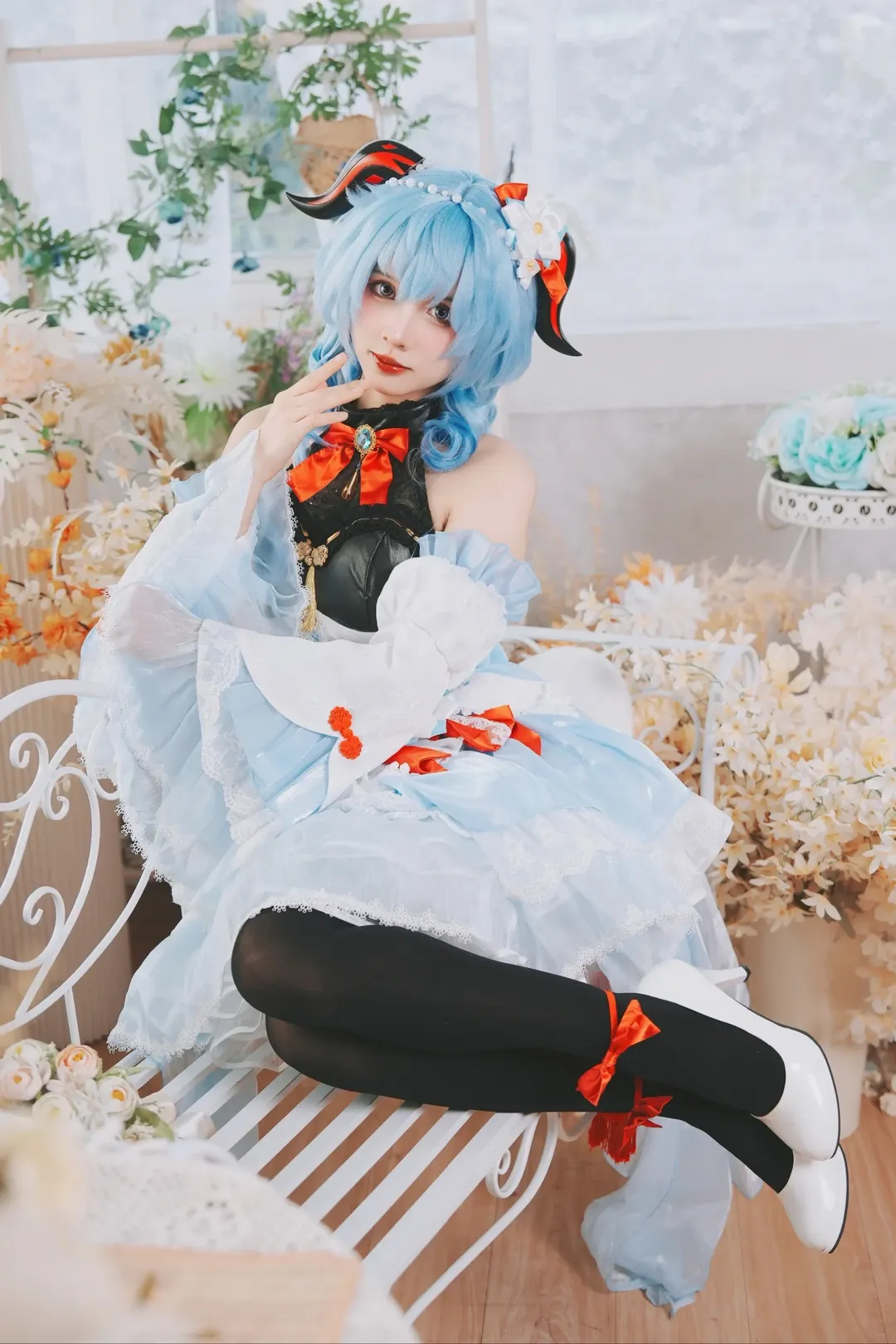原神, 甘雨cos, 永諾宜拍Cosplay, 黑絲cosplay, 五零定影像會館