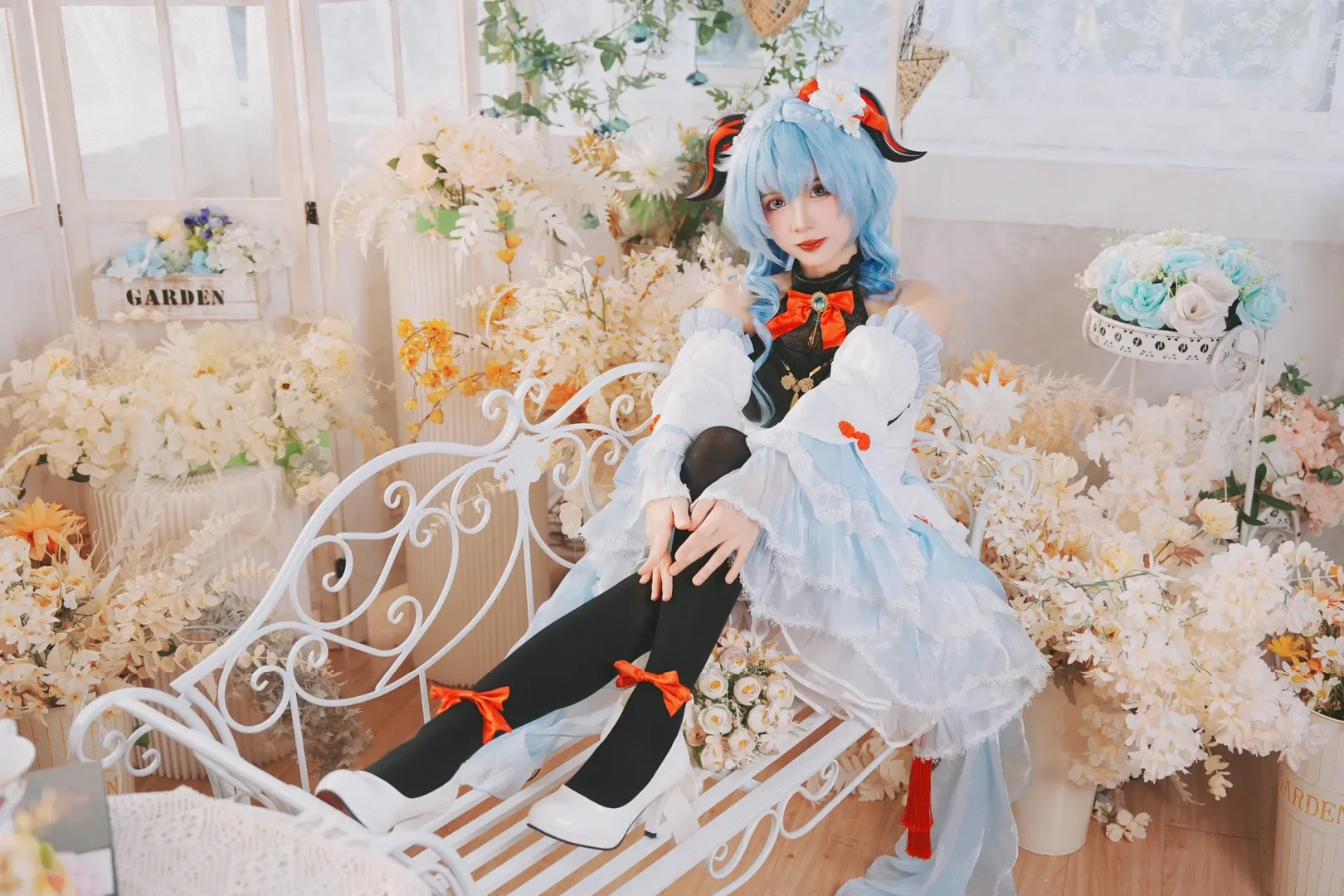 原神, 甘雨cos, 永诺宜拍Cosplay, 黑丝cosplay, 五零定影像会馆 - 第2张