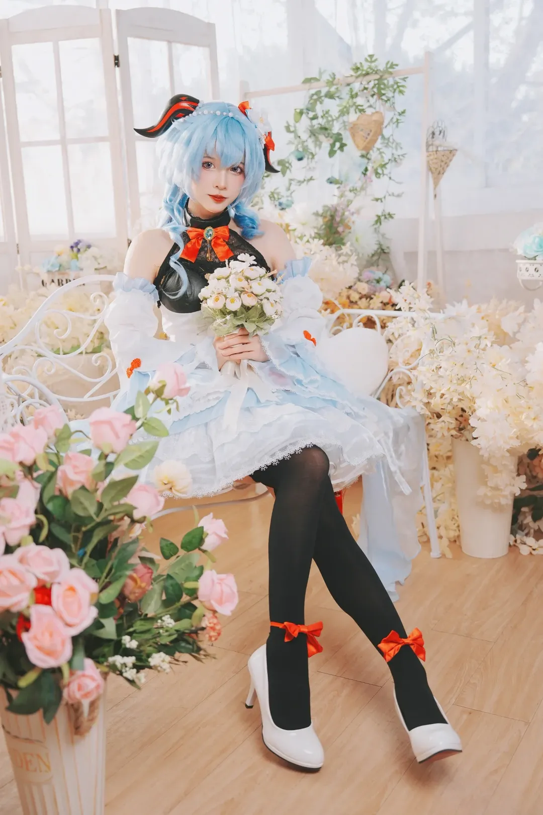 原神, 甘雨cos, 永诺宜拍Cosplay, 黑丝cosplay, 五零定影像会馆 - 第3张