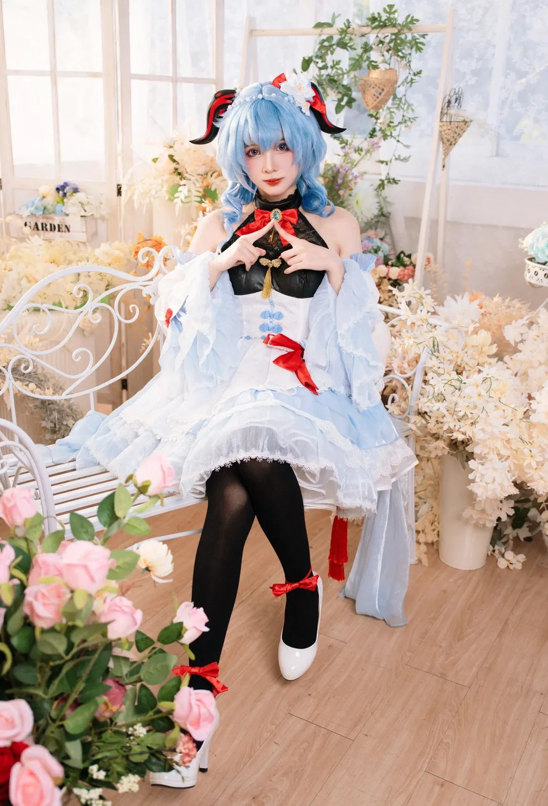 原神, 甘雨cos, 永诺宜拍Cosplay, 黑丝cosplay, 五零定影像会馆 - 第6张